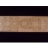 1/350 USS San Francisco CA-38 1944 Wooden Deck for Trumpeter kit #05310