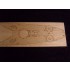 1/350 USS San Francisco CA-38 1944 Wooden Deck for Trumpeter kit #05310