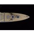 1/350 Battleship HMS Warspite Wooden Deck for Trumpeter kit #05325