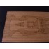 1/350 DKM Bismarck Wooden Deck for Revell kit #05040