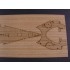 1/350 IJN Battleship Haruna 1944 Wooden Deck for Fujimi kit #600017