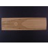 1/350 USS Indianapolis Wooden Deck (Natural) for Academy kit #14107