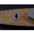 1/350 USS Indianapolis Wooden Deck (Natural) for Academy kit #14107