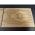 1/350 USS Missouri BB-63 Circa 1991 Wooden Deck for Tamiya kit #78029