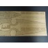 1/350 HMS Dreadnought 1915 Wooden Deck for Trumpeter 05329 kit