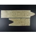 1/350 IJN Battleship Nagato "The Leyte Gulf" Wooden Deck set for Hasegawa #40073 kit