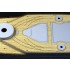 1/350 French Navy Strasbourg Battleship Wooden Deck w/Railing PE for Hobby Boss #86507