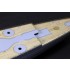 1/350 French Navy Strasbourg Battleship Wooden Deck w/Railing PE for Hobby Boss #86507