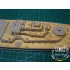 1/700 DKM Bismarck Wooden Deck for Trumpeter kit #05711