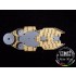 1/700 IJN Carrier Battleship ISE 1944 Wooden Deck for Fujimi kit #421520