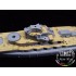 1/700 IJN Nagato Battleship Wooden Deck for Aoshima kit #045084