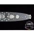 1/700 USS North Carolina BB-55 Wooden Deck for Trumpeter kit #05734
