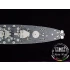 1/700 USS North Carolina BB-55 Wooden Deck for Trumpeter kit #05734