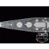 1/700 USS North Carolina BB-55 Wooden Deck for Trumpeter kit #05734