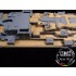 1/700 USS New Jersey BB-62 Wooden Deck for Tamiya kit #31614