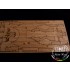 1/700 USS Battleship BB-62 New Jersey Wooden Deck for Trumpeter #05702