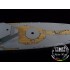 1/700 USS Battleship BB-62 New Jersey Wooden Deck for Trumpeter #05702