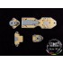 1/700 DKM Scharnhorst Wooden Deck for Tamiya kit #77518