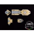 1/700 DKM Scharnhorst Wooden Deck for Tamiya kit #77518