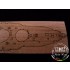 1/700 HMS Queen Elizabeth Wooden Deck for Trumpeter kit #05797