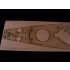 1/700 US Battleship BB-64 Wisconsin 1991 Wooden Deck for Trumpeter kit #05706