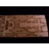 1/700 US Battleship BB-64 Wisconsin 1991 Wooden Deck for Trumpeter kit #05706