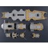 1/700 DKM Bismarck Wooden Deck for Revell kit #05098
