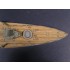 1/700 German Von der Tann Battle Cruiser 1910 Wooden Deck for Combrig kit #70422