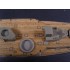 1/700 German Von der Tann Battle Cruiser 1910 Wooden Deck for Combrig kit #70422