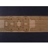 1/700 USS Tuscaloosa CA-37 Wooden Deck (Natural) for Trumpeter kit #05745