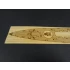 1/700 German Pocket Battleship Admiral Sheer Wooden Deck for Fujimi 42129(No.34) kit