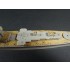 1/700 German Pocket Battleship Deutschland Wooden Deck for Fujimi 42130(No.29) kit