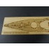 1/700 Japanese Navy Battleship Mutsu - Full Hull Wooden Deck for Fujimi kit #401034