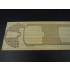 1/700 Ocean Liner Queen Mary 2 Wooden Deck for Revell kit #05227