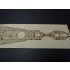 1/700 HMS Dreadnought 1907 Wooden Deck set for Trumpeter 06704 kit