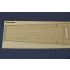 1/700 Japanese Aircraft Carrier Akagi Wooden Deck w/Photoetch for Hasegawa #227 kit