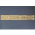 1/700 IJN Battleship Nagato Wooden Deck Set for Aoshima #038673 kit