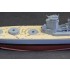1/700 Royal Navy Battleship HMS Rodney Wooden Deck Set for Meng Models PS-001