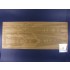 1/200 German Bismarck Battleship Wooden Deck (for Trumpeter 03702)