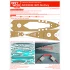 1/200 HMS Rodney Wooden Deck Set with Photo-Etched for Trumpeter kit #03709