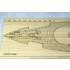 1/200 Japanese Battleship Mikasa 1902 Wooden Deck w/PE Sheet for Trumpeter