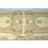1/200 Japanese Battleship Mikasa 1902 Wooden Deck w/PE Sheet for Trumpeter