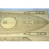1/200 Japanese Battleship Mikasa 1902 Wooden Deck w/PE Sheet for Trumpeter