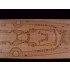 1/400 DKM Bismarck Wooden Deck for Heller kit #81078
