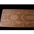 1/400 DKM Tirpitz Wooden Deck for Heller kit #81079