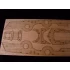 1/400 DKM Tirpitz Wooden Deck for Heller kit #81079