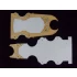 1/400 DKM Tirpitz Wooden Deck for Heller kit #81079