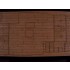 1/400 DKM Tirpitz Wooden Deck for Heller kit #81079