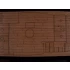 1/400 DKM Tirpitz Wooden Deck for Heller kit #81079