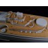 1/400 DKM Tirpitz Wooden Deck for Heller kit #81079